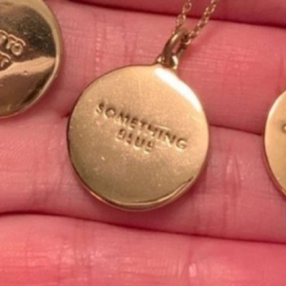 Kate Spade Something Blue Idiom Necklace